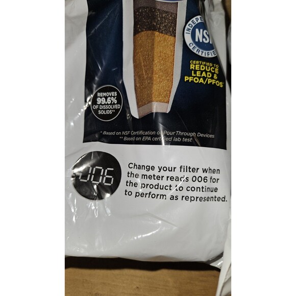 2 Pack Zero Water 5 Stage Advanced Filtration Replacement Water Filters + 2 MORE - Picture 7 of 10